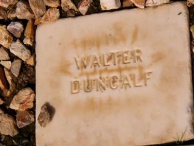 Walter Duncalf on Sysoon