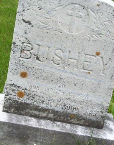 Walter E. Bushey on Sysoon