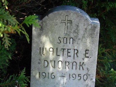 Walter E Dvorak on Sysoon