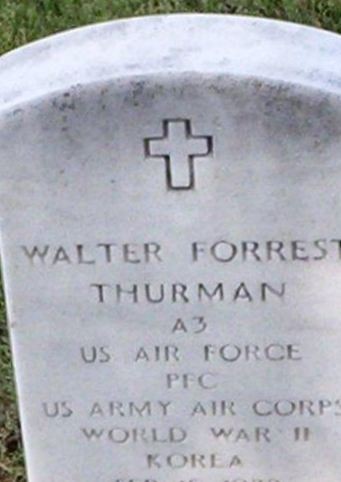 Walter Forrest Thurman on Sysoon
