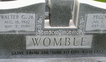 Walter G Womble, Jr on Sysoon