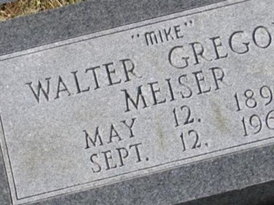 Walter Gregory "Mike" Meiser on Sysoon