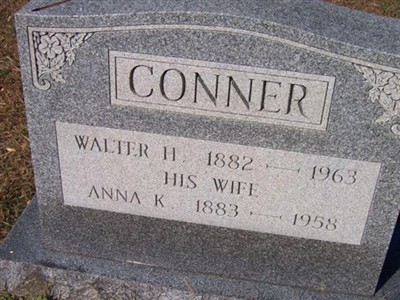 Walter H Conner on Sysoon