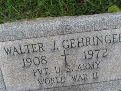 Walter J Gehringer on Sysoon