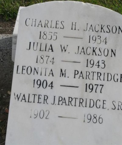 Walter J Partridge, Sr on Sysoon
