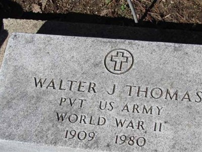 Walter J. Thomas on Sysoon