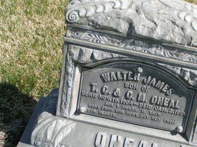 Walter James Oneal on Sysoon