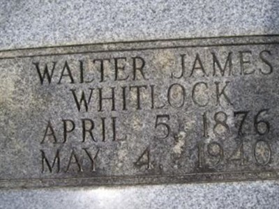Walter James Whitlock on Sysoon