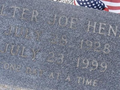 Walter Joe Henson, Sr on Sysoon