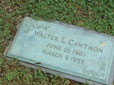 Walter L. Cawthon on Sysoon