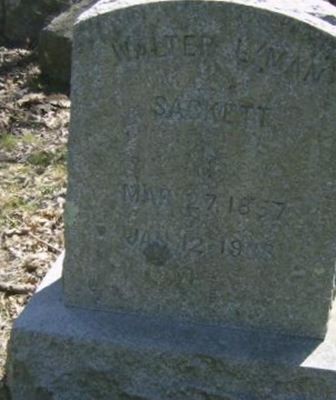 Walter Lyman Sackett on Sysoon