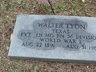 Walter Lyon on Sysoon