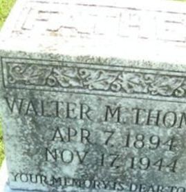 Walter M. Thomas on Sysoon