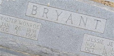 Walter Monroe Bryant on Sysoon
