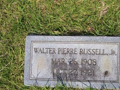 Walter Pierre Russell, Jr on Sysoon