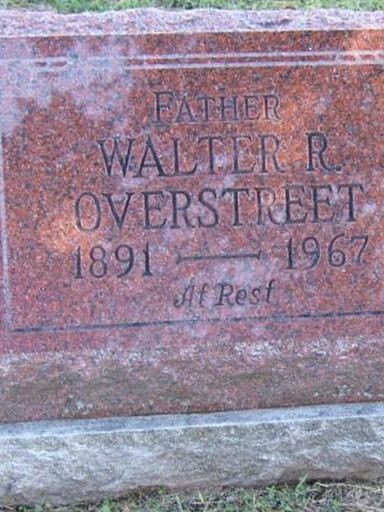 Walter R Overstreet on Sysoon