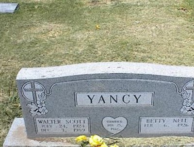 Walter Scott Yancy on Sysoon