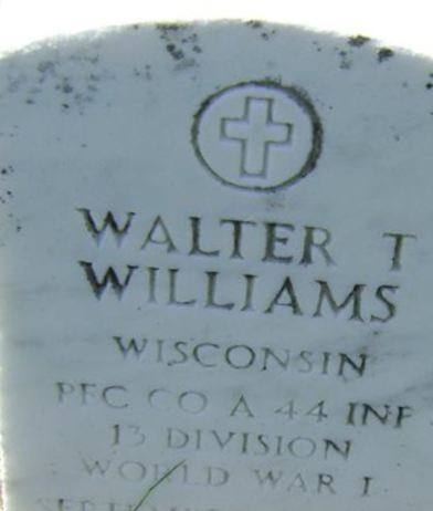 Walter T. Williams on Sysoon