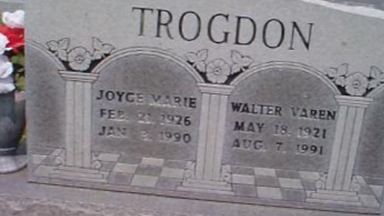 Walter Vern Trogdon on Sysoon
