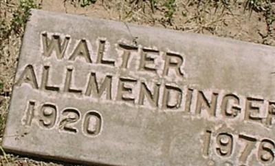 Walter "Wally" Allmendinger on Sysoon