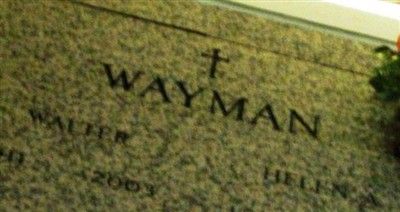 Walter Wayman on Sysoon