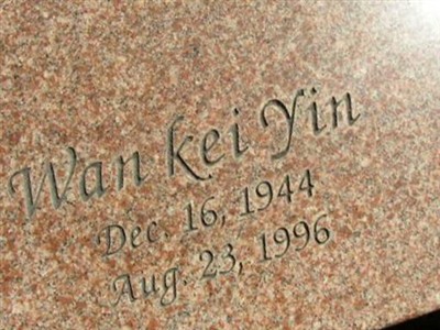 Wan Kei Yin Hadden on Sysoon