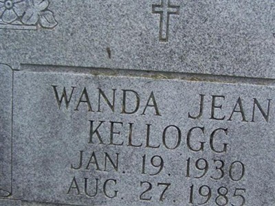Wanda Jean McGinness Kellogg on Sysoon