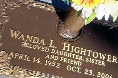 Wanda L. Hightower on Sysoon