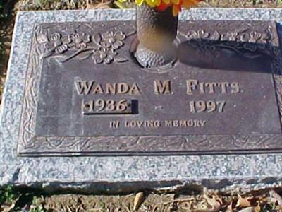 Wanda M Fitts on Sysoon
