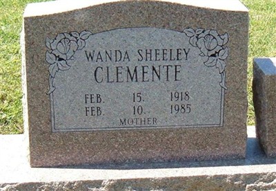 Wanda M. Sheeley Clemente on Sysoon