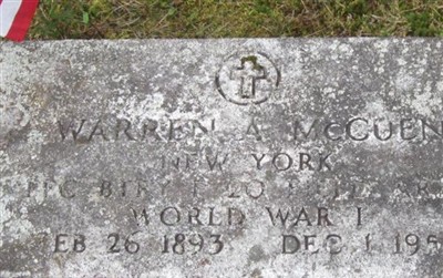 Warren A McCuen on Sysoon