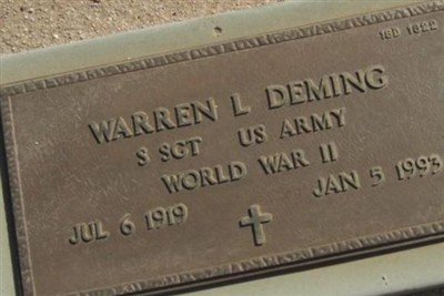 Warren L Deming on Sysoon