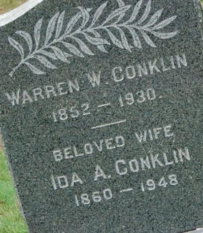 Warren W. Conklin on Sysoon