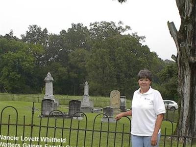 Watters-Gaines Cemetery on Sysoon