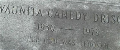 Waunita Canedy Driscoll on Sysoon