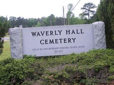 Waverly Hall Cemetery on Sysoon
