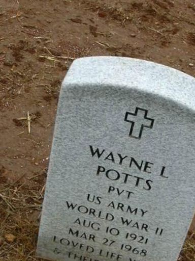 Wayne L Potts on Sysoon