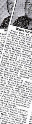 Wayne Marshall Carr on Sysoon