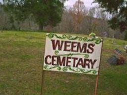 Weems Cemetery on Sysoon