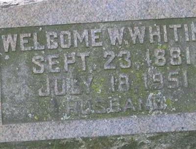 Welcome Wilmarth Whiting on Sysoon