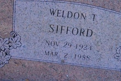Weldon Thomas Sifford on Sysoon