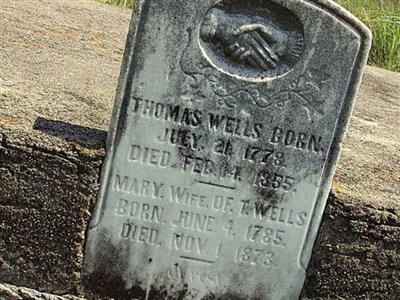 Wells Family Cemetery on Sysoon