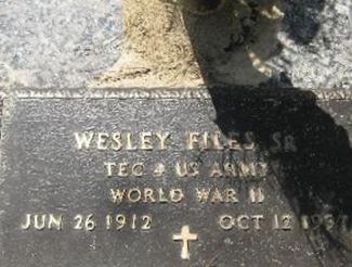 Wesley Files, Sr on Sysoon