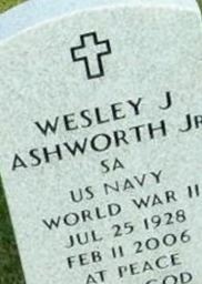Wesley J Ashworth, Jr on Sysoon