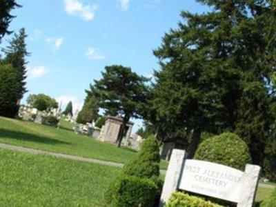 West Alexander Cemetery on Sysoon