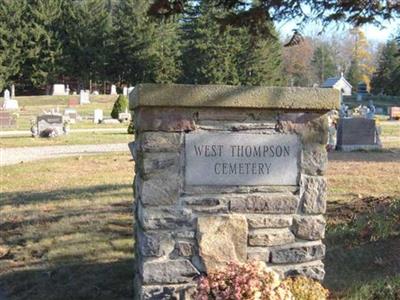West Thompson Cemetery on Sysoon