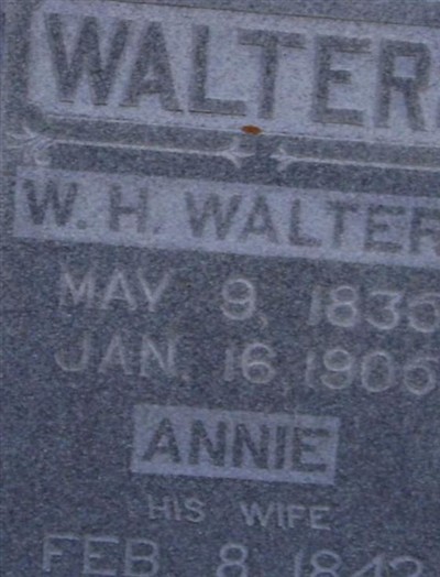 W. H. Walters on Sysoon
