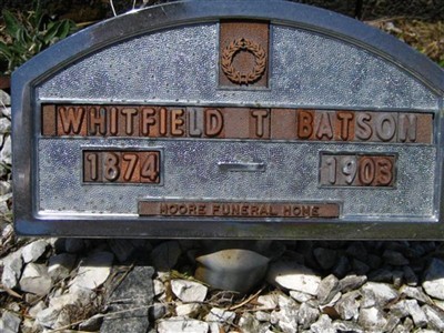 Whitfield Turner "Whittie" Batson on Sysoon
