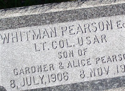 Whitman Pearson on Sysoon