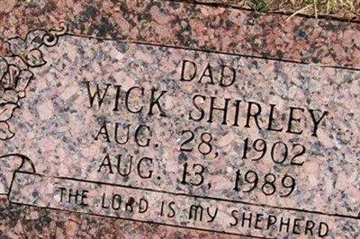 Wick Shirley on Sysoon